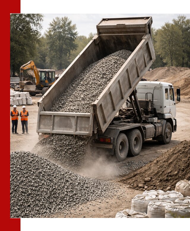 Аренда самосвала в чайковском для доставки сыпучих и нерудных материалов