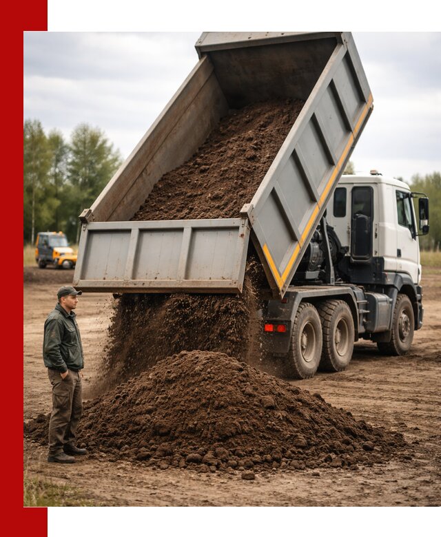 Аренда самосвала с водителем в чайковском для сыпучих грузов и навоза