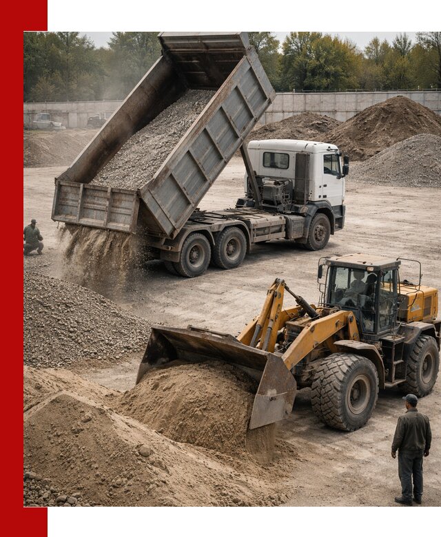 Перевозка сыпучих грузов самосвалами и бортовыми в чайковском