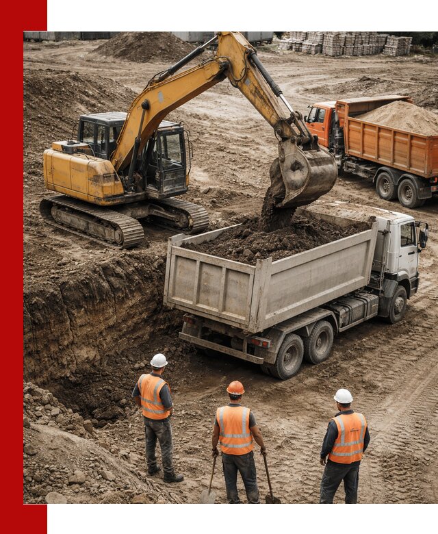 Разработка грунта для строительства и благоустройства в чайковском