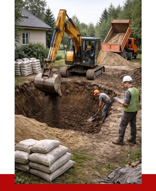 Рытье котлована в чайковском быстро от 4554 р. ПРОНЕРУДЧкв