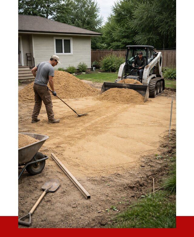 Отсыпка участка песком в чайковском, от 2530 р., ПРОНЕРУДЧкв