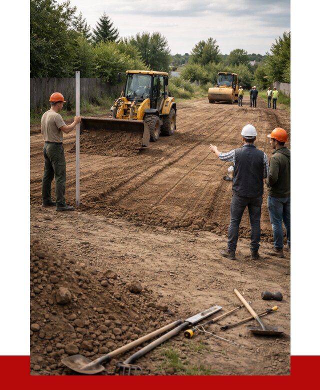 Планировка участка грунтом в чайковском от 4554 р ПРОНЕРУДЧкв