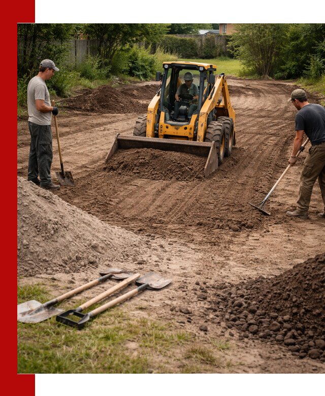 Планировка участка грунтом с вывозом и доставкой в чайковском